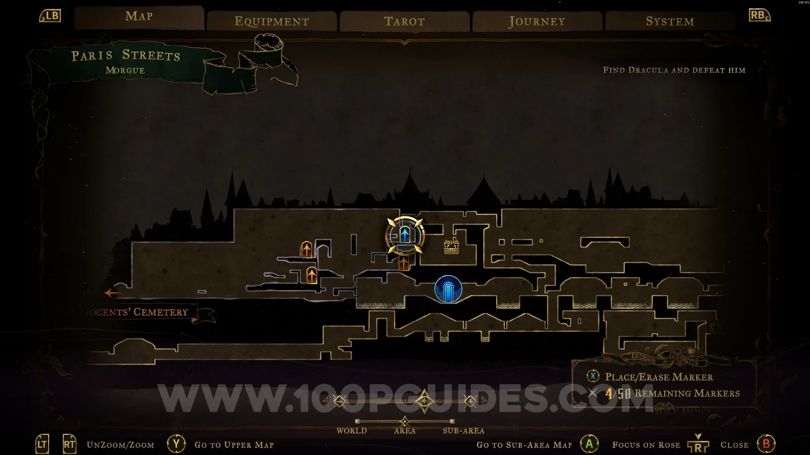 Castlevania Belmont's Curse Street Of The Tomb Masons: entering the Morgue room on the way to Wise Heart Fragment #1
