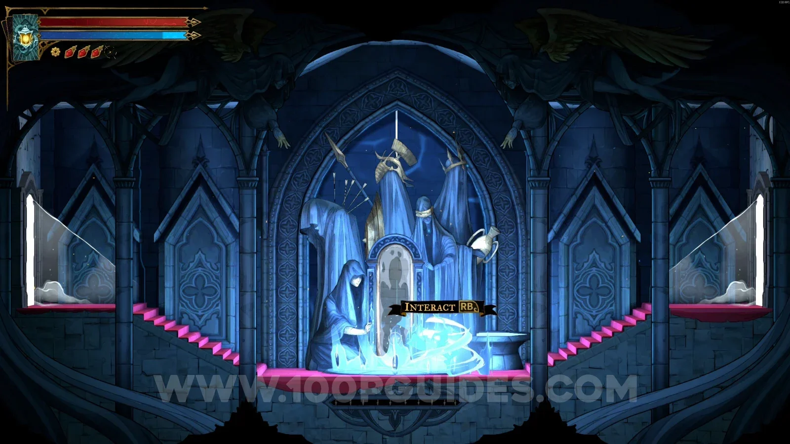 Castlevania Belmonts Curse Mirror Rooms: Mirror Of Life #10 right in front of you below the platform