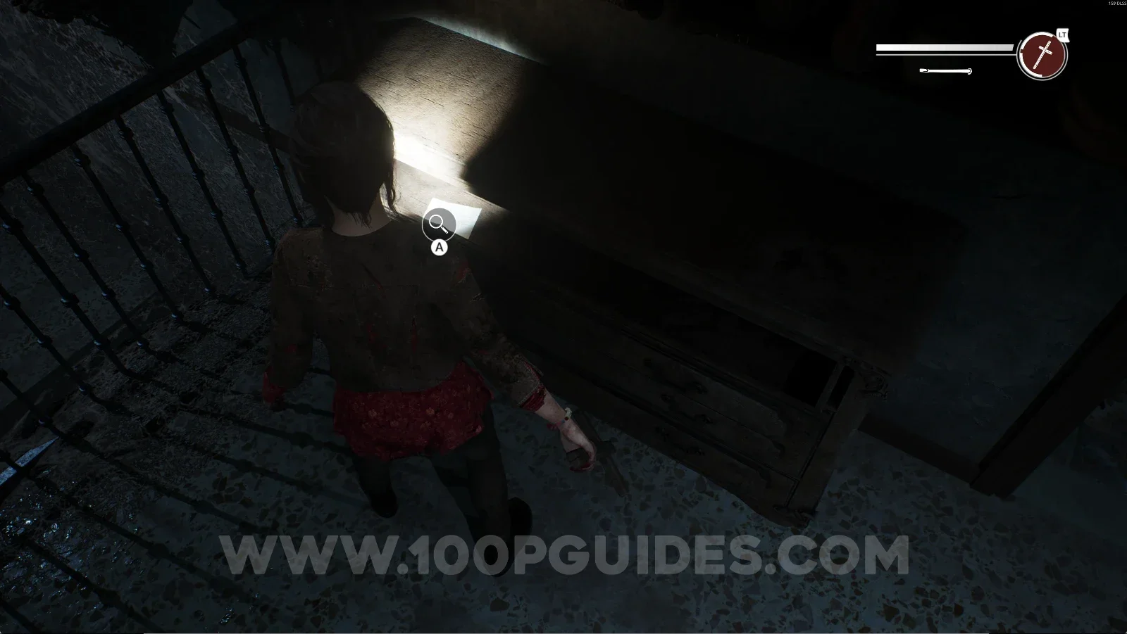 Remothered: Red Nuns Legacy Residential Wing: the drawer on the right in the secret room