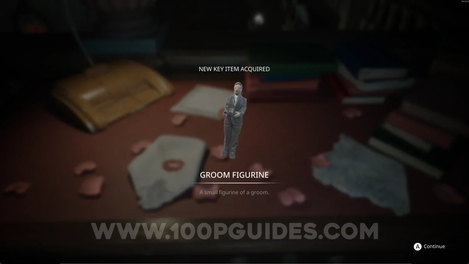 Remothered: Red Nuns Legacy: picking up the Groom Figurine key item