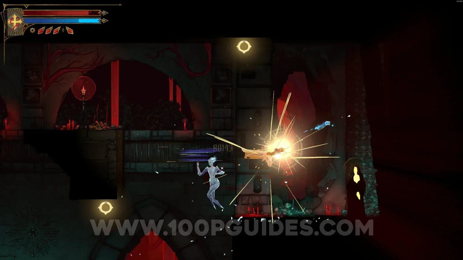 Castlevania Belmonts Curse Realm Of The Old Night: XP Statue #56 in the marked area