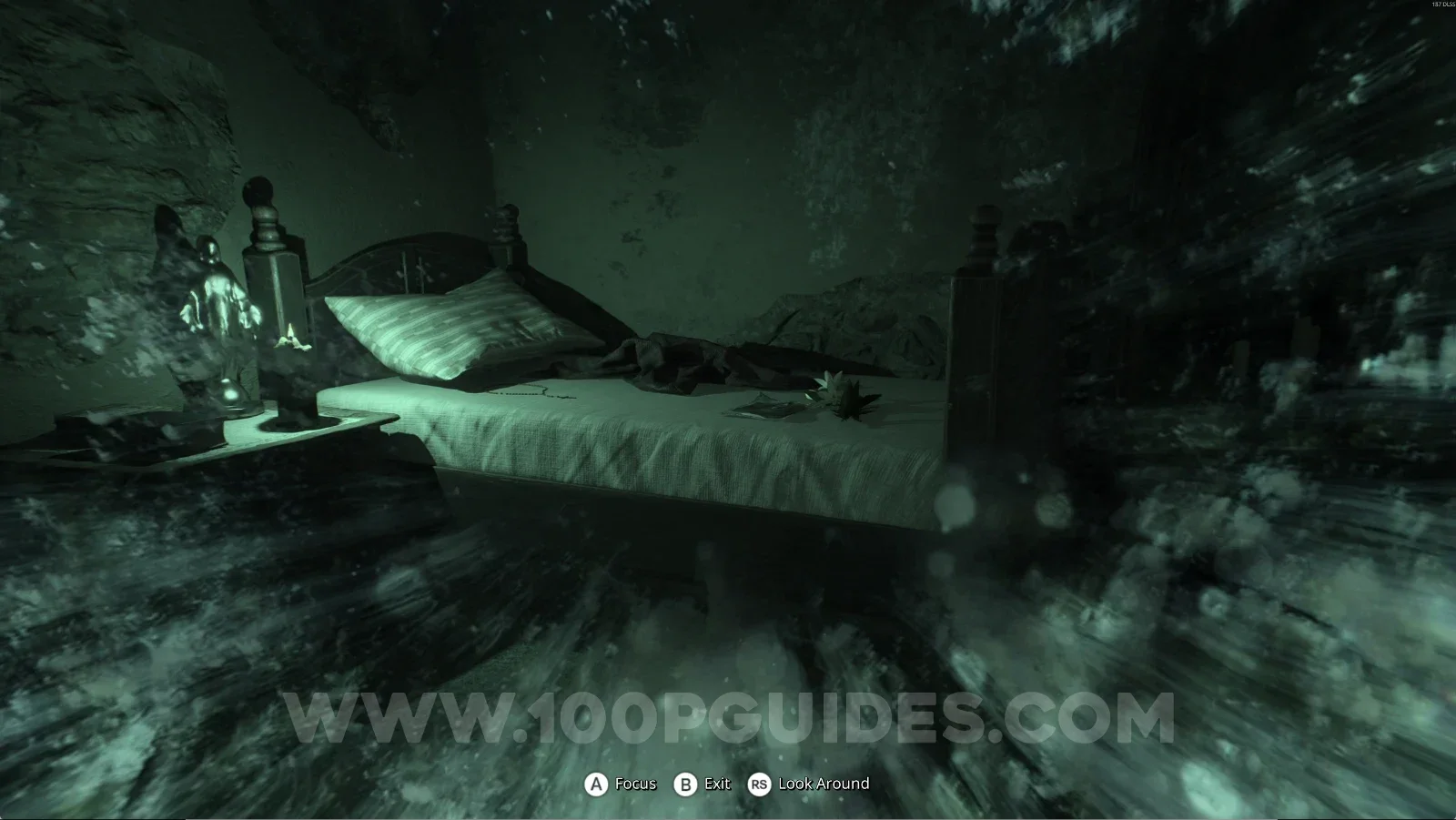 Remothered: Red Nuns Legacy Convent: using the power on the lily on the bed, Retrocognition #11