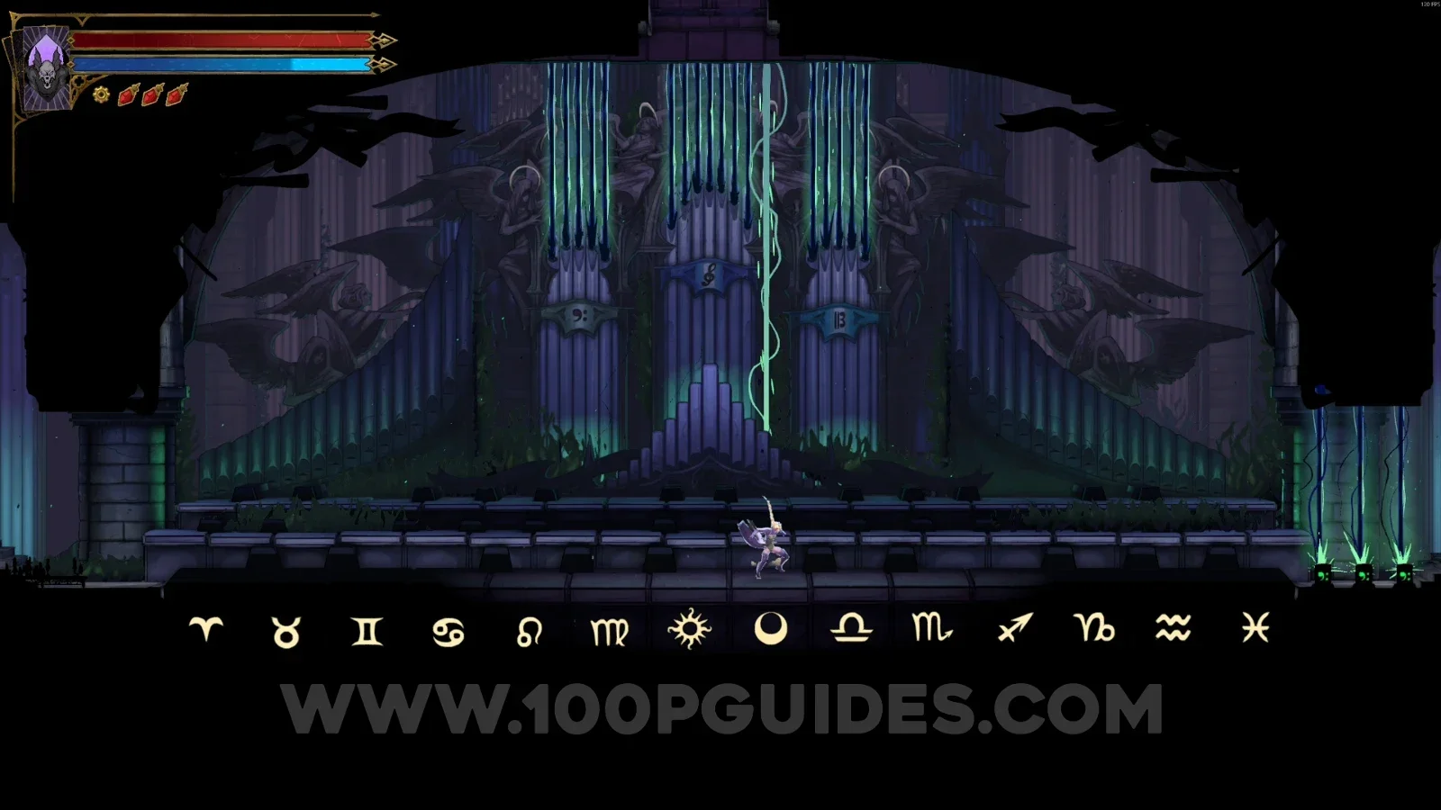 Castlevania Belmonts Curse Great Organ Room: the clef and symbol order for solving the Great Organ Puzzle