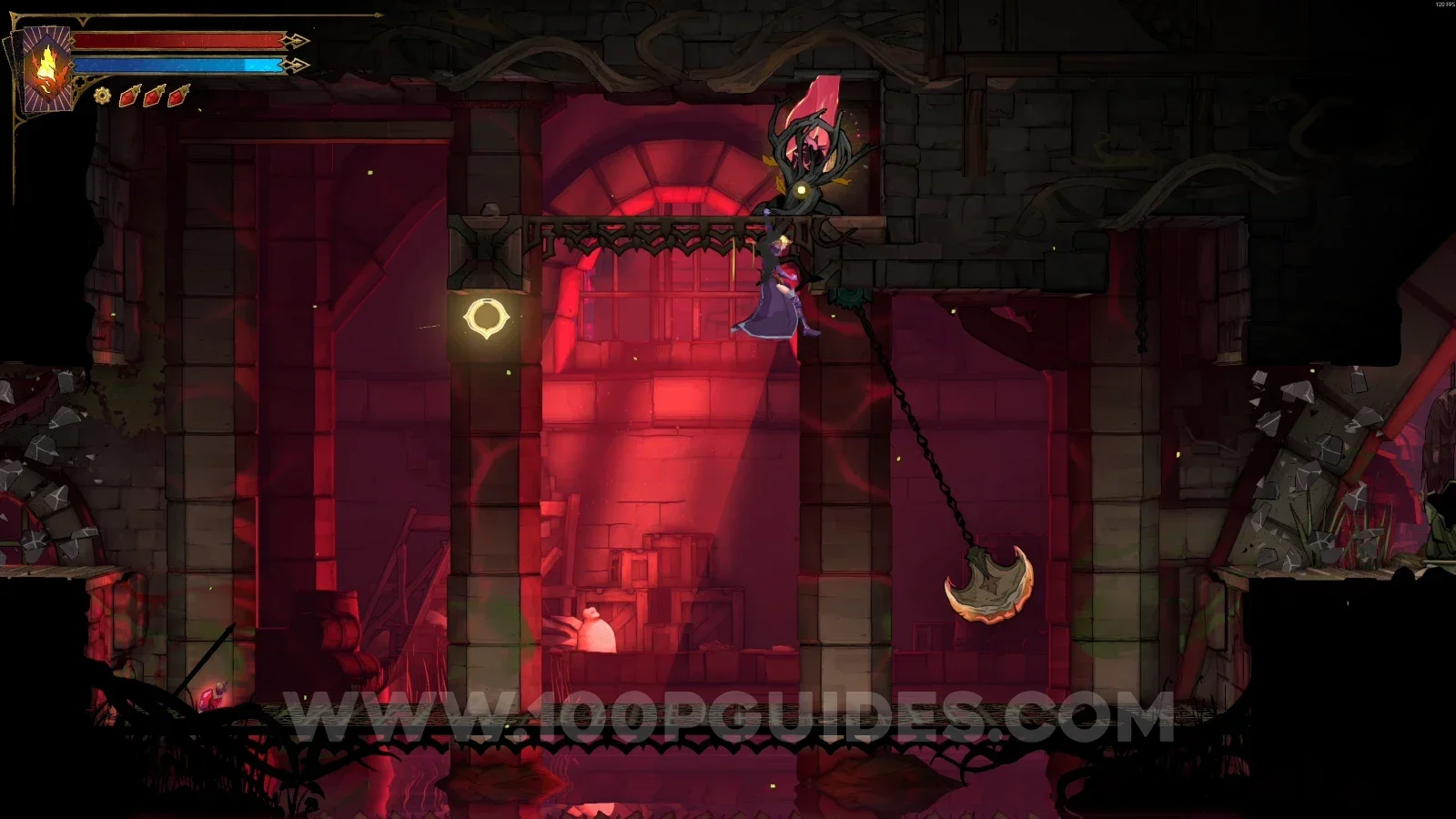 Castlevania Belmonts Curse Undercity: Brave Heart #1 at the top of the area