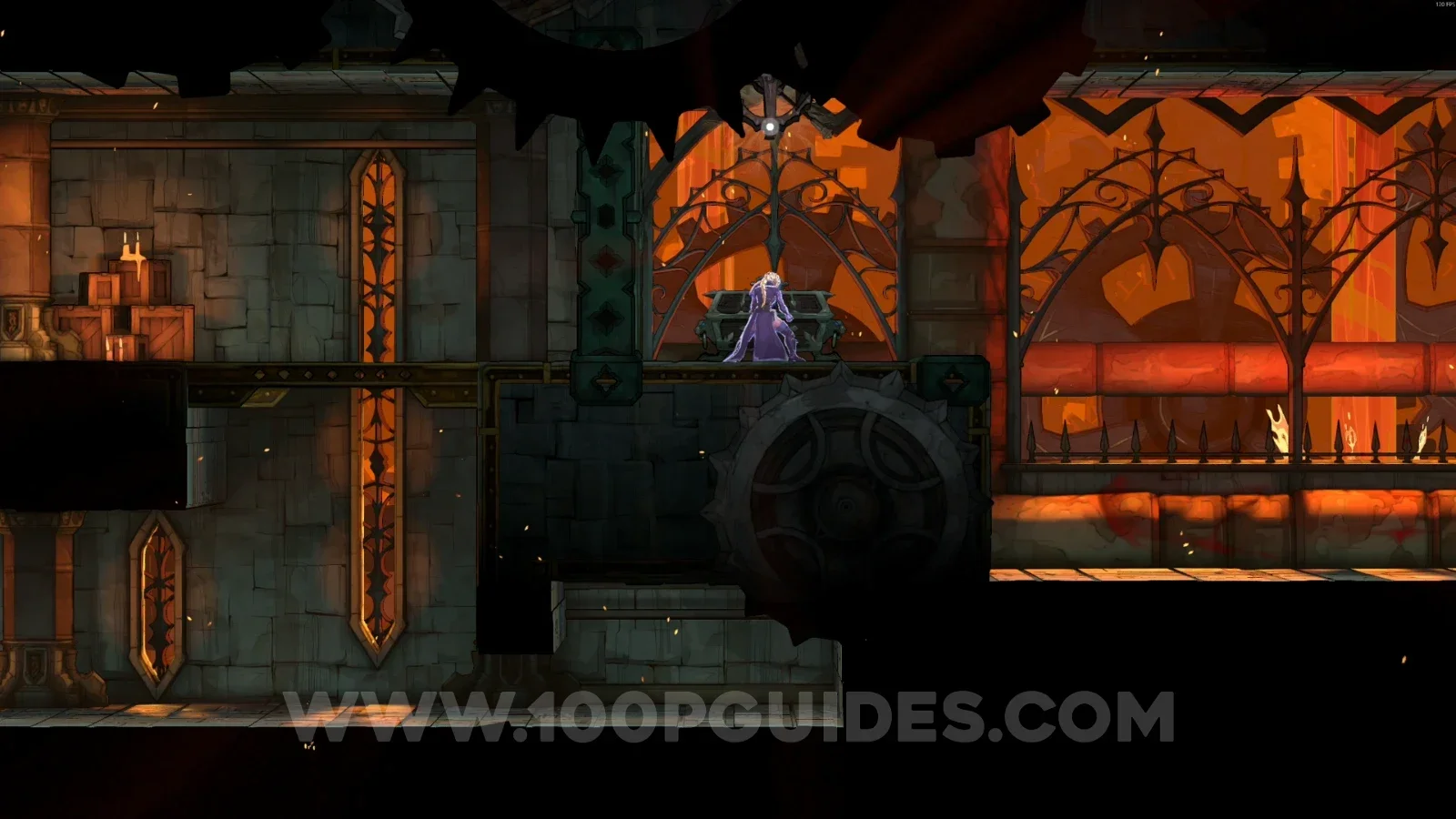 Castlevania Belmont's Curse Path Of The Builder: chest containing Relic #3 Moonlit Shard