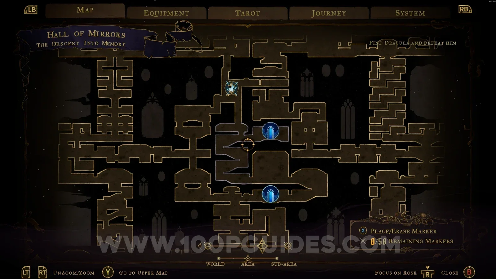 Castlevania Belmonts Curse Hall Of Mirrors: The Descent Into Memory, where Mirror Of Life #25 is found