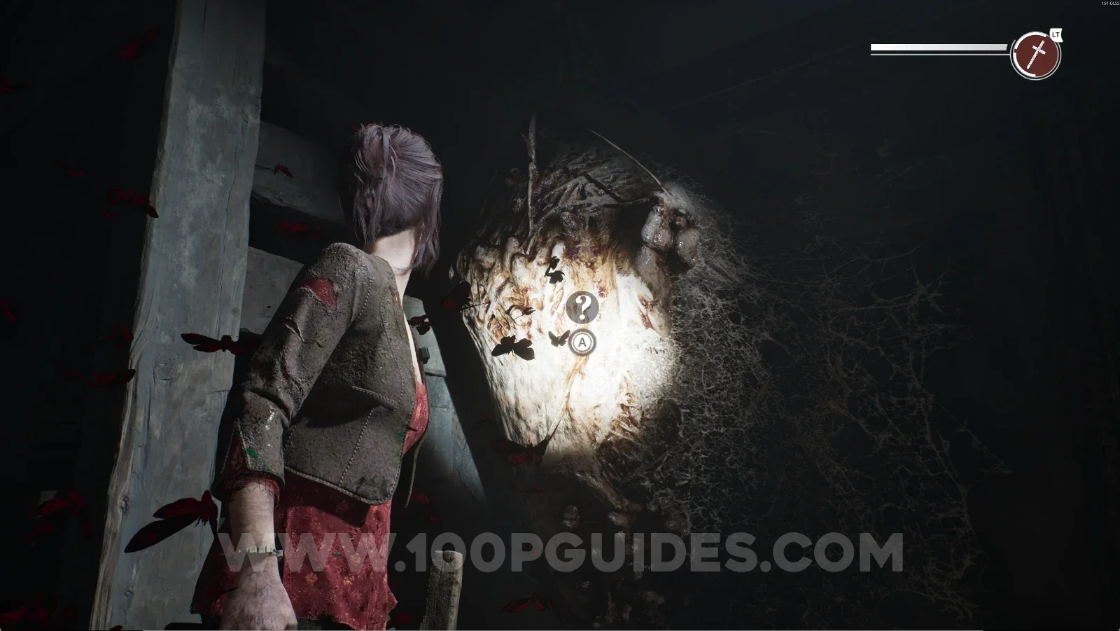Remothered: Red Nuns Legacy Residential Wing: taking the moths to the cocoon on the door