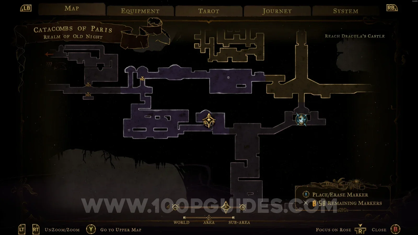 Castlevania Belmonts Curse Realm Of Old Night: the way to XP Statue #10 on the left side