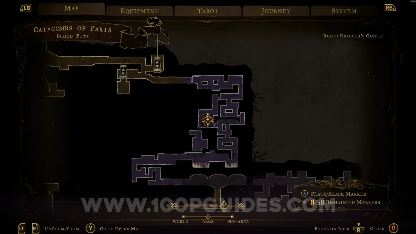 Castlevania Belmonts Curse Blood Pits: breaking the wall on the left side of the area