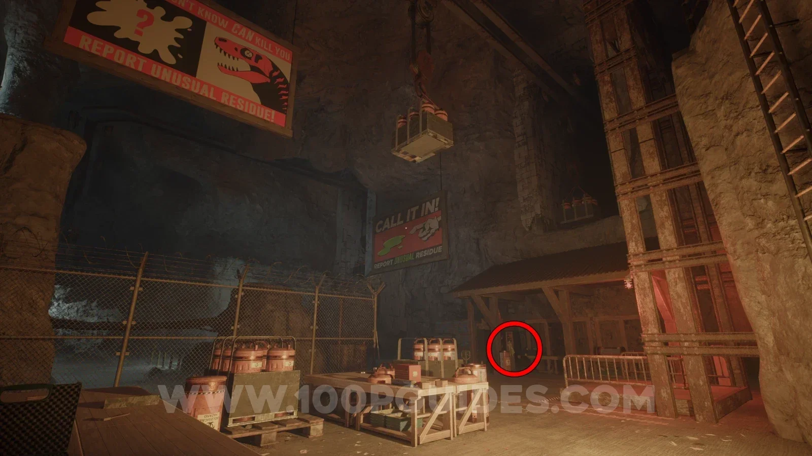 Terrible Lizards Chapter 3: tape Connor McDonald: Is This a Good Idea? in a locker on the right of the billboard area