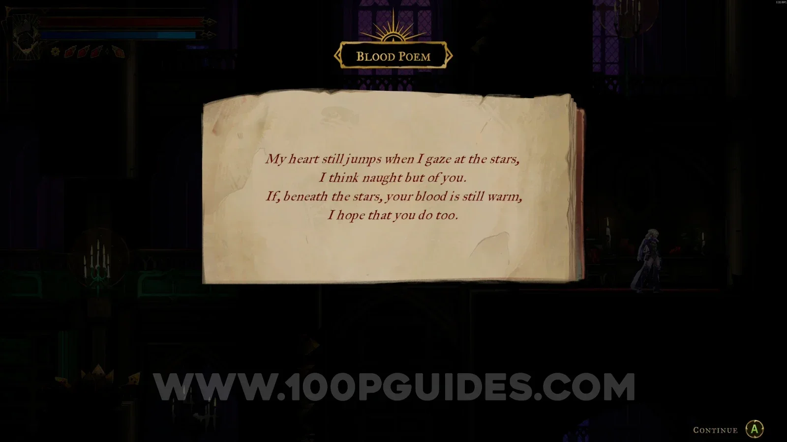 Castlevania Belmont's Curse Natural Philosophy Shelves: The Occultist clue found below the platforms