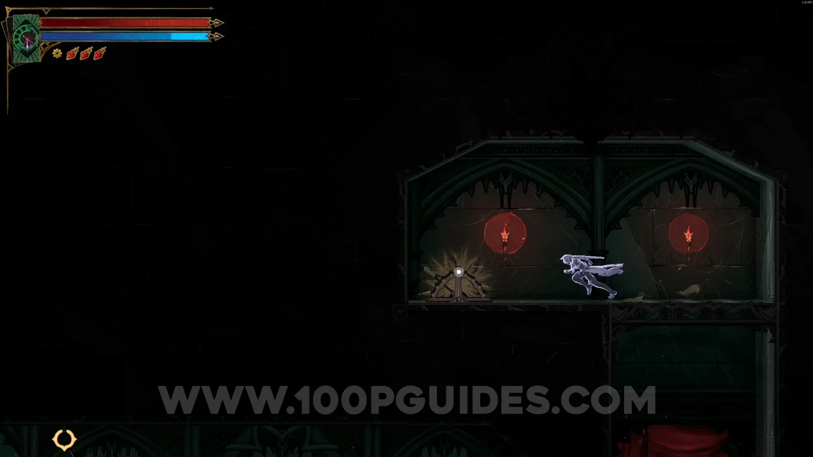 Castlevania Belmonts Curse Sanctuary Of Solitude: interacting with the right side lever for Ferryman's Wharf