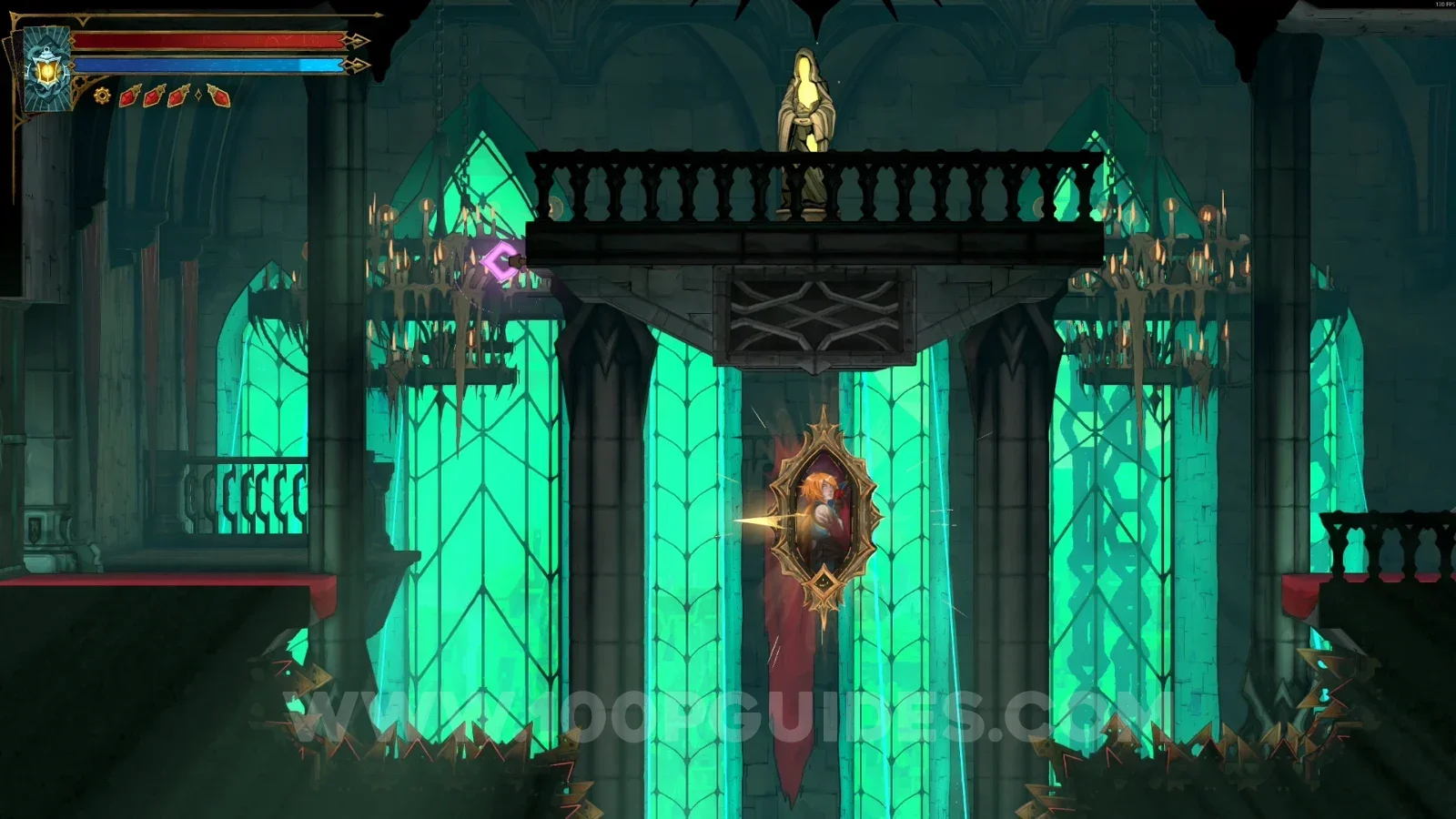 Castlevania Belmonts Curse West Hall: XP Statue #21 in the upper part of the area