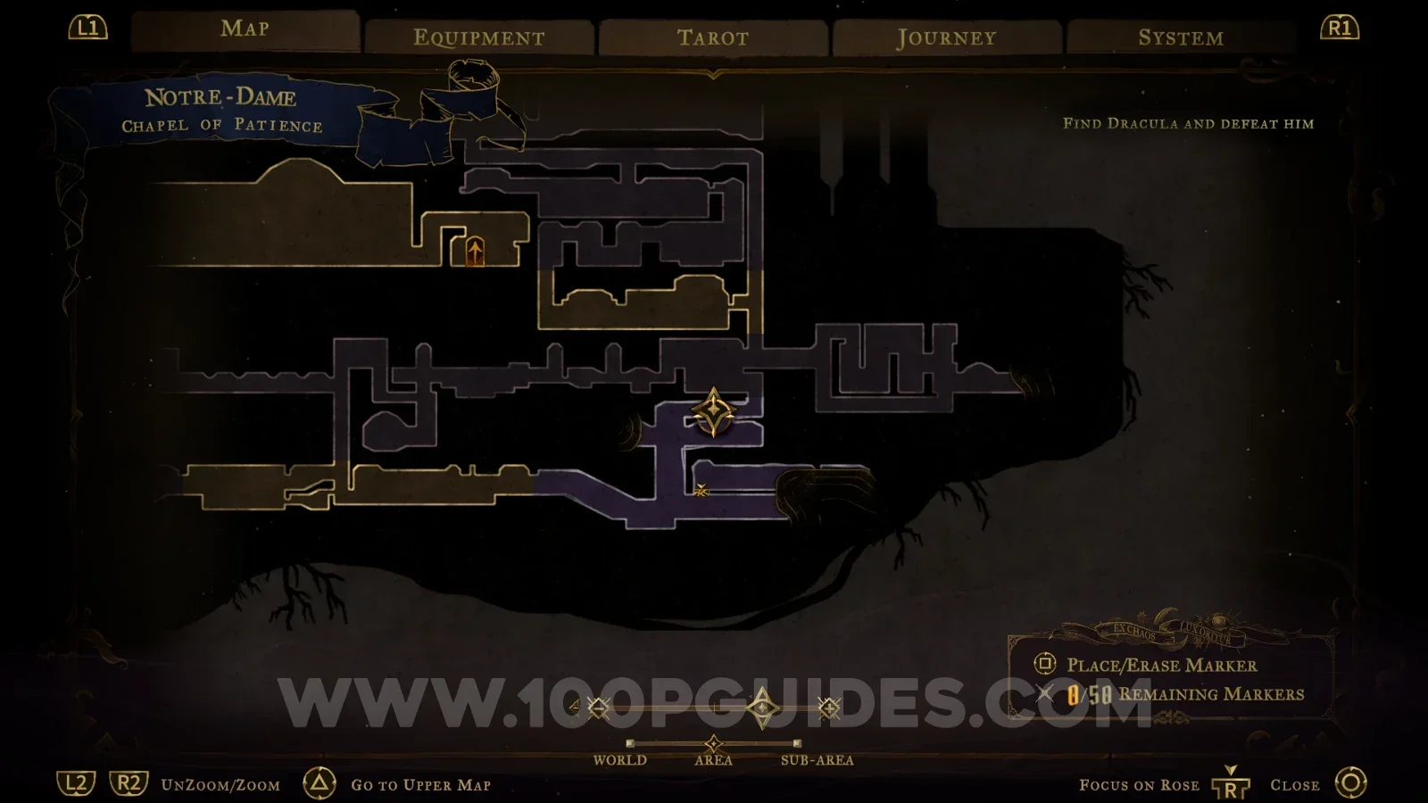 Castlevania Belmonts Curse Chapel Of Patience in Notre-Dame, location of the Beelzebub's Seal relic