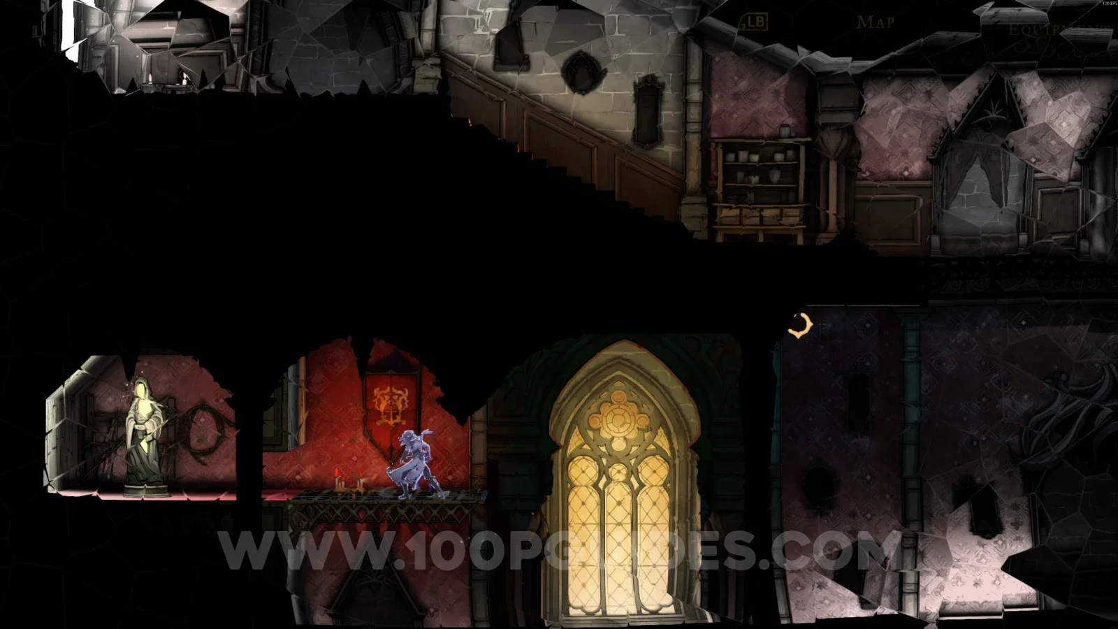 Castlevania Belmonts Curse Familiar Way: XP Statue #138 in the marked area