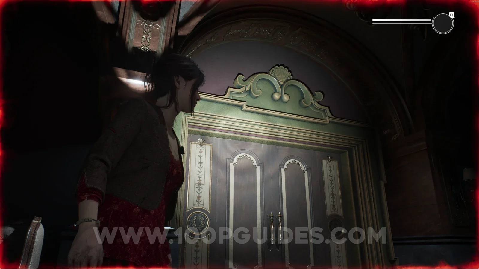 Remothered: Red Nuns Legacy: the corridor from the Library into the Art Gallery
