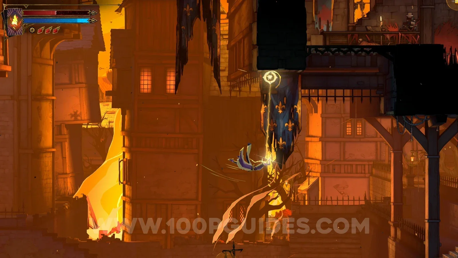 Castlevania Belmonts Curse Prison Tower: climbing up with the Arcane Whip toward the Brave Heart