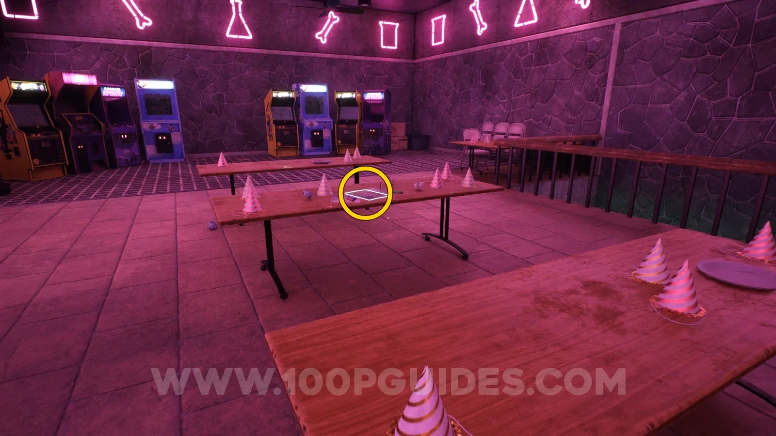 Terrible Lizards Chapter 1: Dalton Jr. Journal Entry: Sick Dennis note on a table upstairs in the arcade