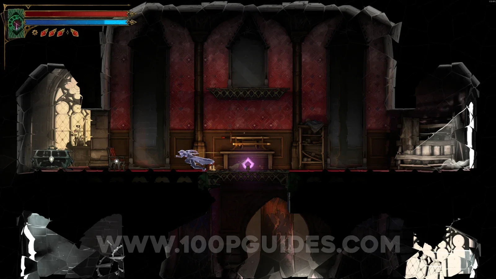 Castlevania Belmonts Curse Dead-End Tower: Relic #3, the Crystallized Blood, at the top of the area