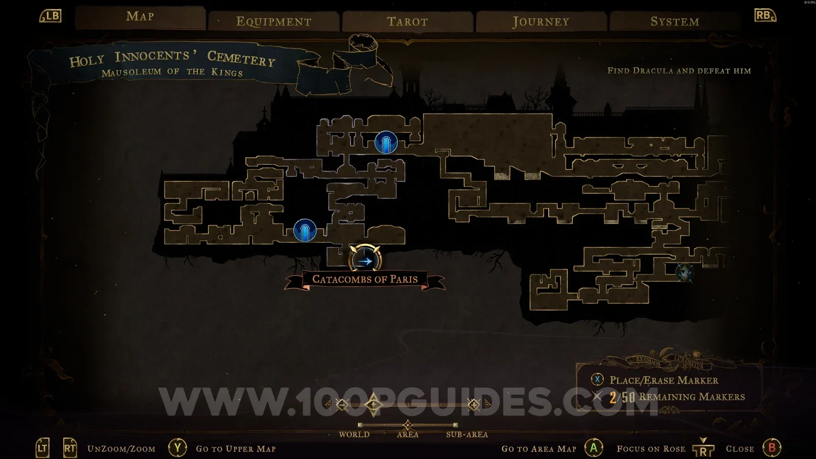 Castlevania Belmonts Curse Antechamber Of Sin map, reached from Holy Innocents' Cemetery