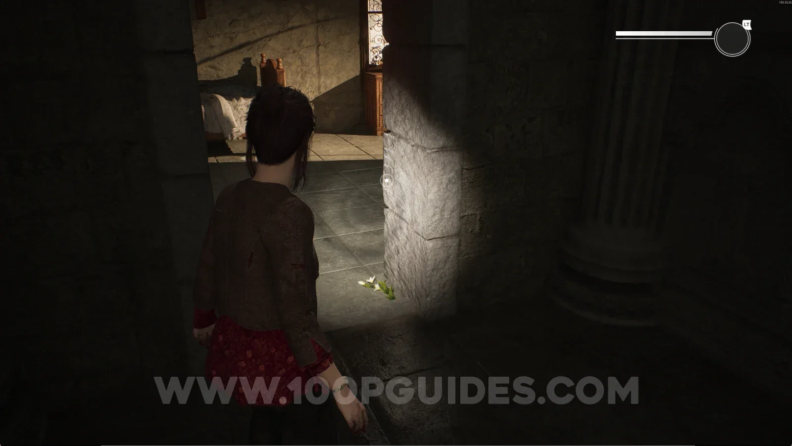 Remothered: Red Nuns Legacy Convent: the item next to the door below the Pillar Riddle, Retrocognition #14