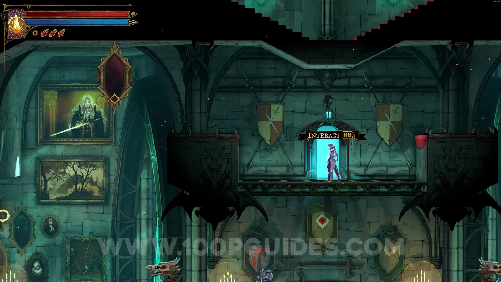 Castlevania Belmonts Curse Main Hall: Ferryman's Wharf #4 found in the Grand Hall