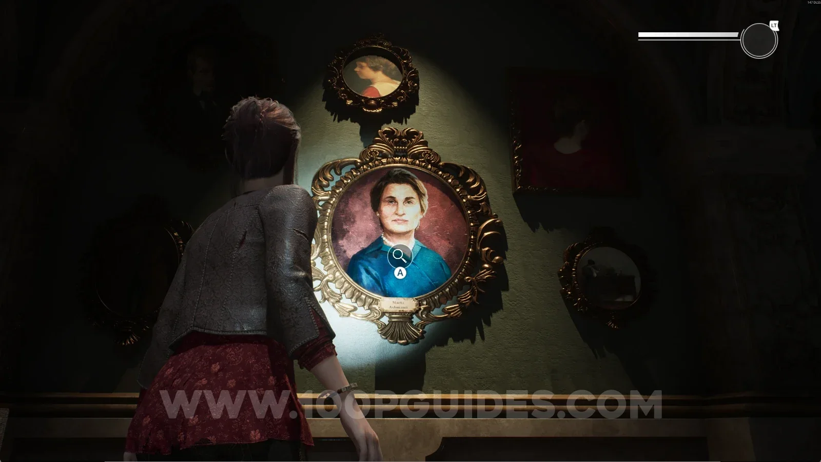 Remothered: Red Nuns Legacy Art Gallery: the Portrait Of Marta Ashmann on the wall