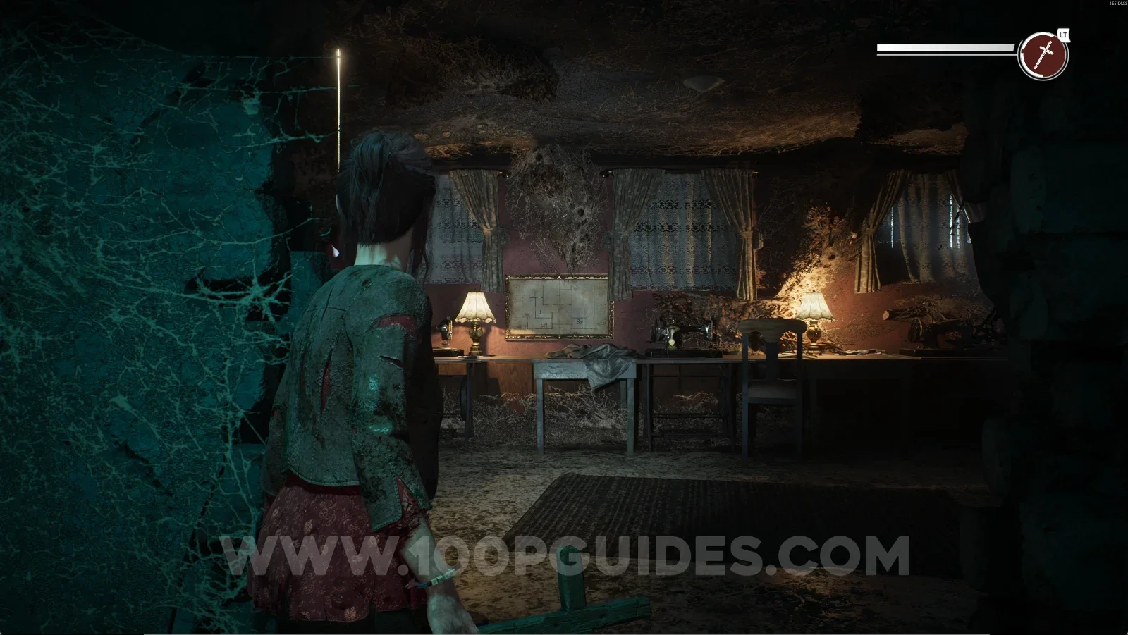 Remothered: Red Nuns Legacy: turning left to find the Residential Wing basement map