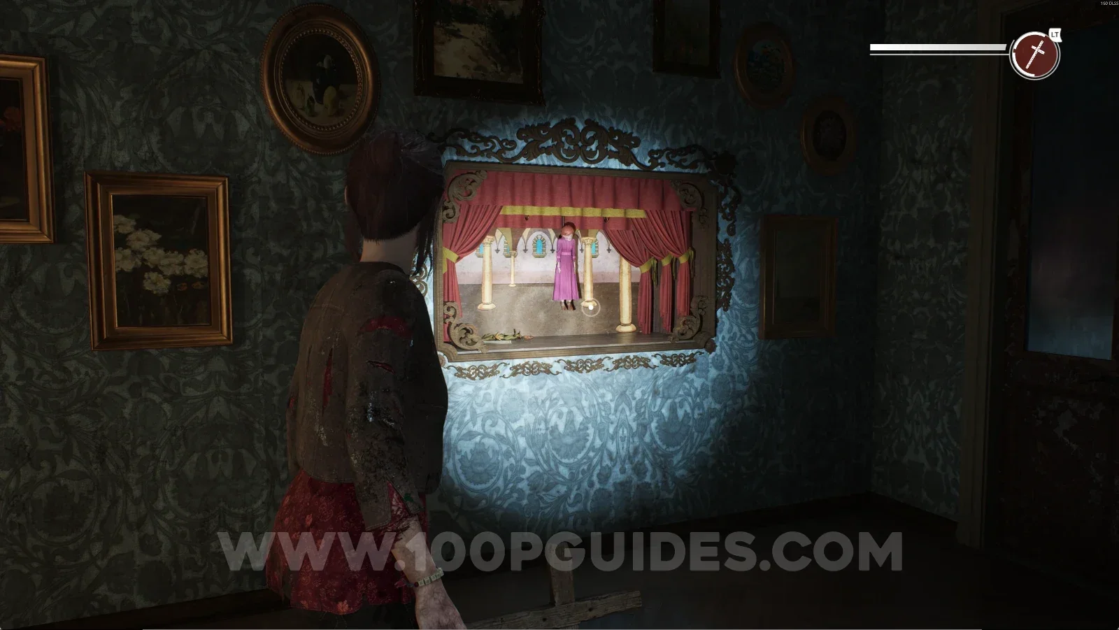 Remothered: Red Nuns Legacy Puppet Puzzle: placing the puppets Mother, Father, Son, Daughter