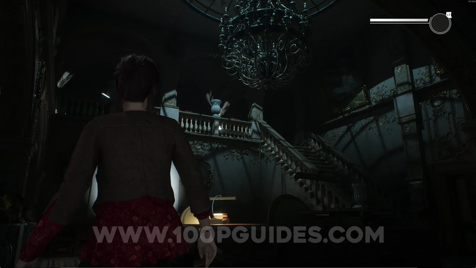 Remothered: Red Nuns Legacy: the stairs leading up to the Groom Figurine