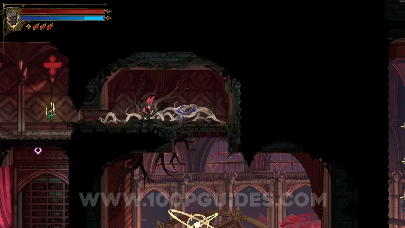 Castlevania Belmonts Curse Planetarium: Brave Heart Fragment #18 in the upper part of the area