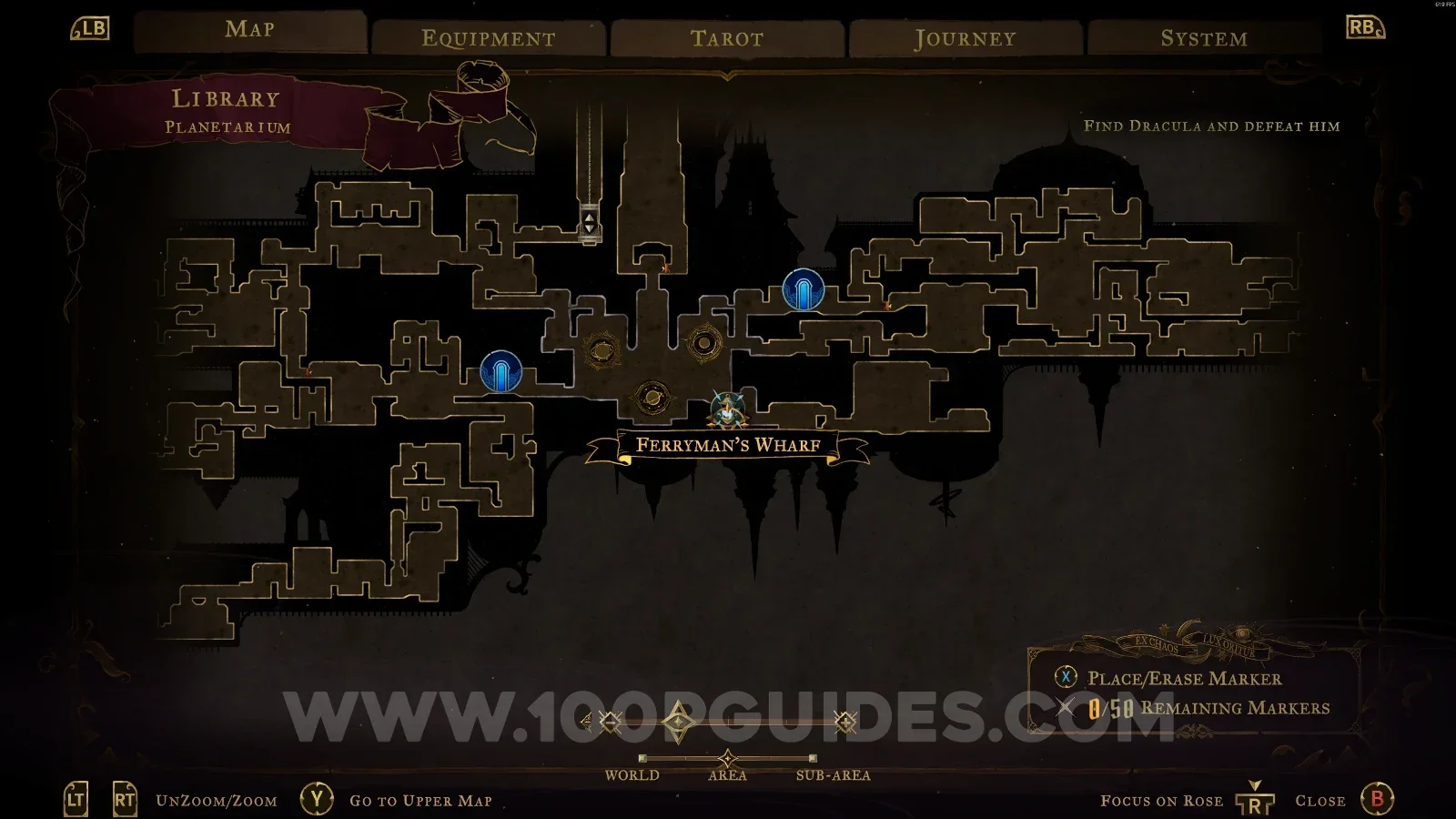 Castlevania Belmonts Curse Library: the Planetarium area leading to Ferryman's Wharf #5