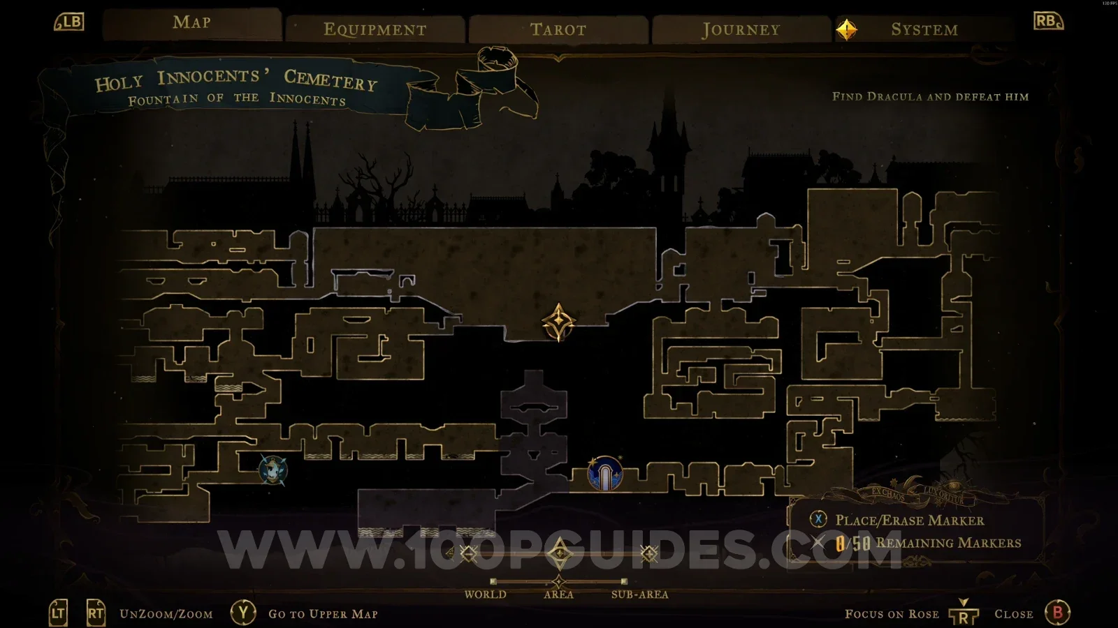 Castlevania Belmont's Curse Fountain of the Innocents: jumping into the center of the lake to reach the Serpents' Lair
