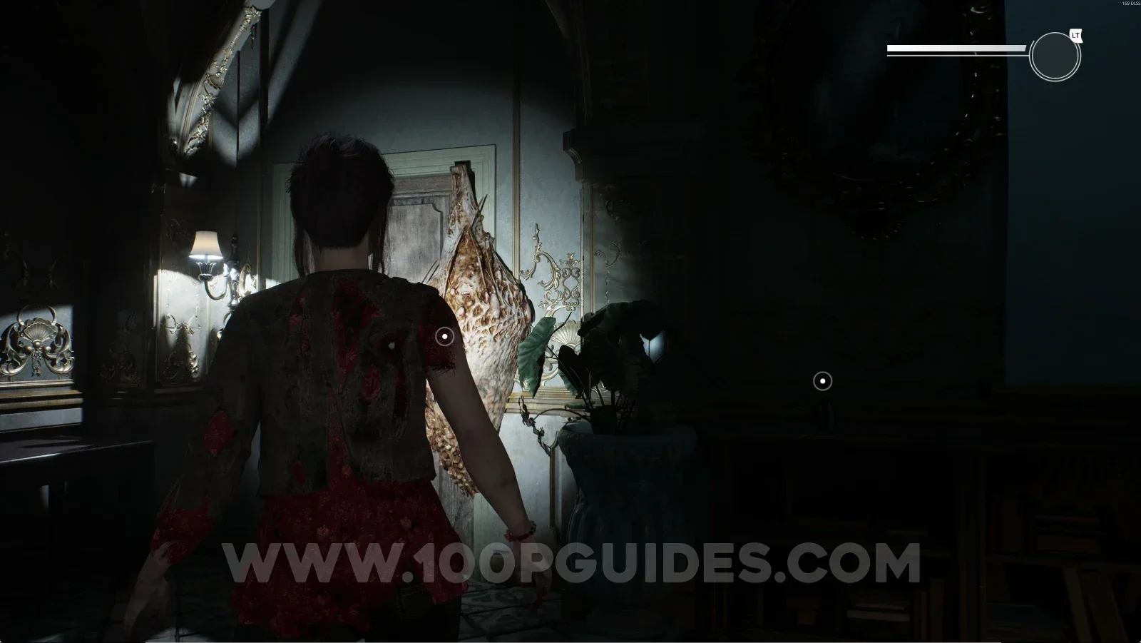 Remothered: Red Nuns Legacy Library: taking the moths to the cocoon on the right side