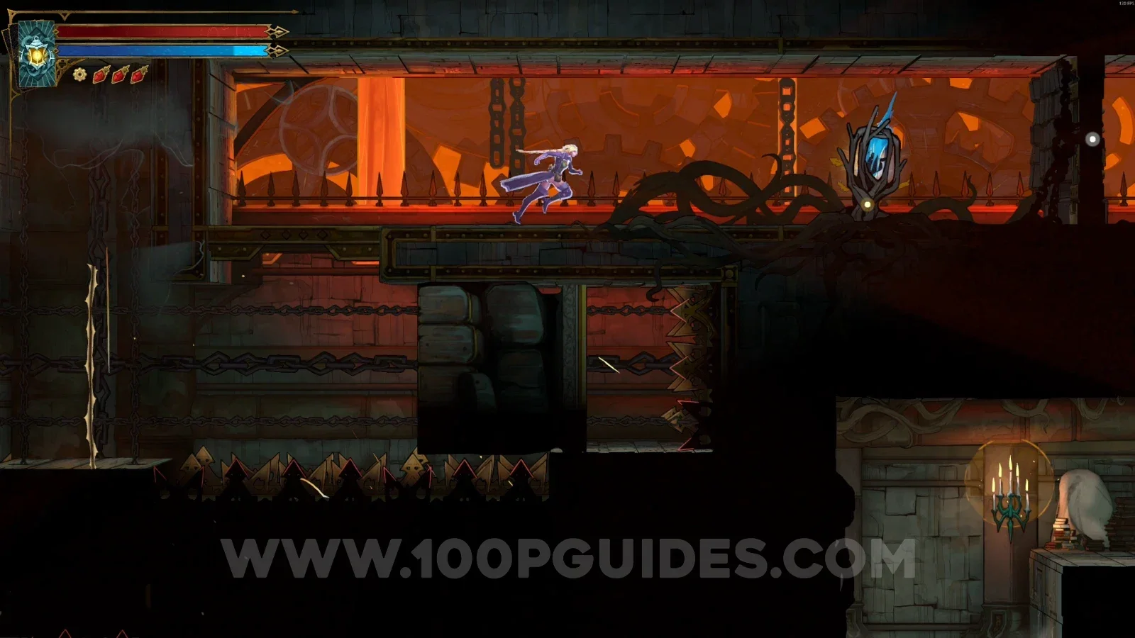 Castlevania Belmont's Curse Central Fuel Reservoir: Wise Heart Fragment #2 at the end of the new area
