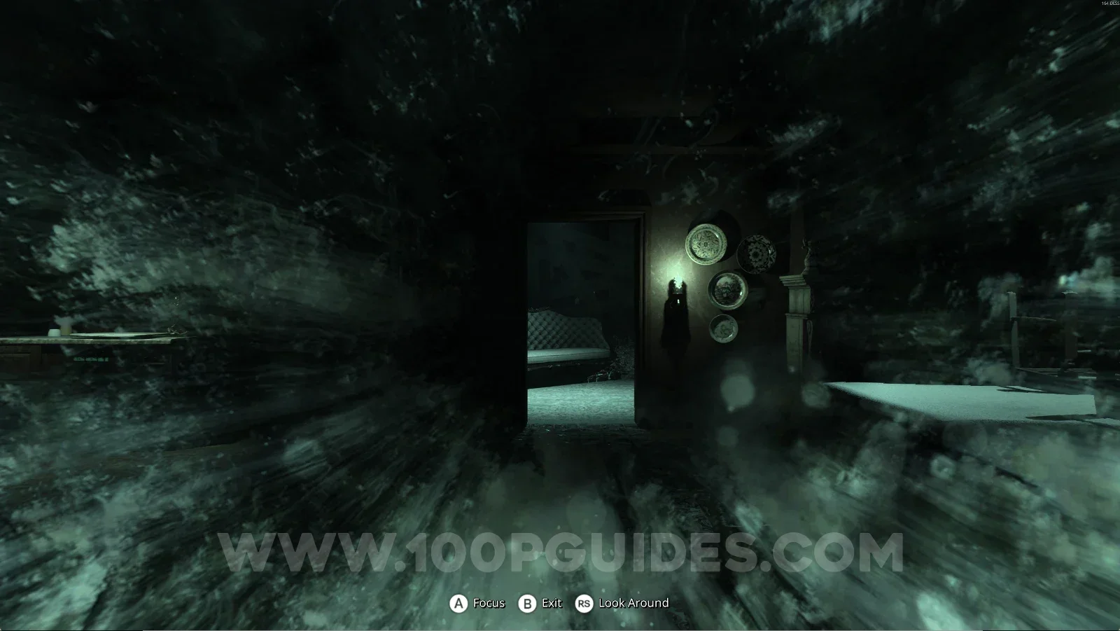 Remothered: Red Nuns Legacy kitchen: the secret room door revealed with the mirror