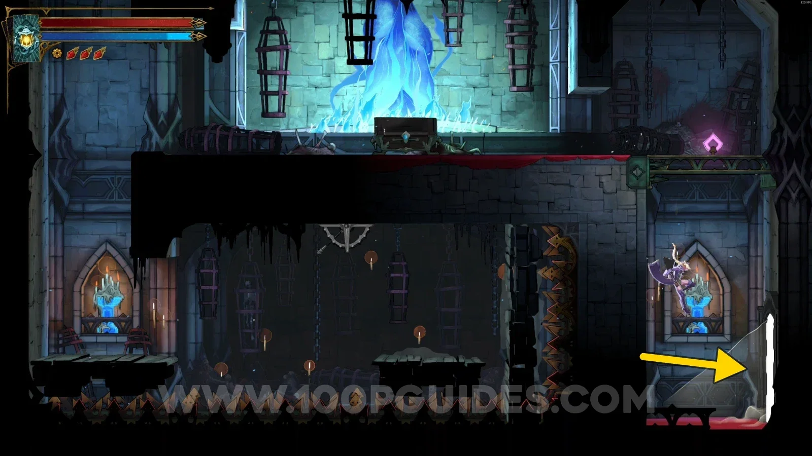 Castlevania Belmonts Curse Grand Hall: returning to the painting area through the shortcut