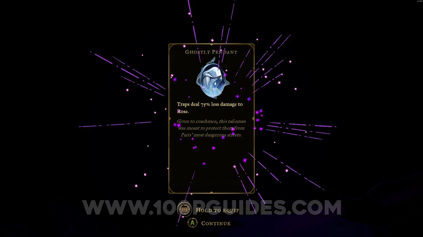 Castlevania Belmonts Curse Abandoned Workshop: the secret area chest with Relic #5, the Ghostly Pendant