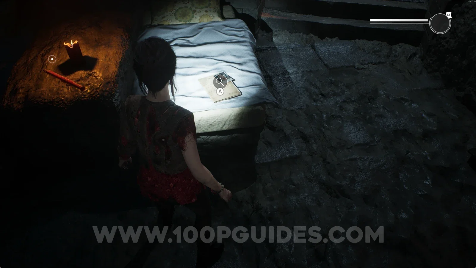Remothered: Red Nuns Legacy Catacombs: turning around from the Veronica R. file