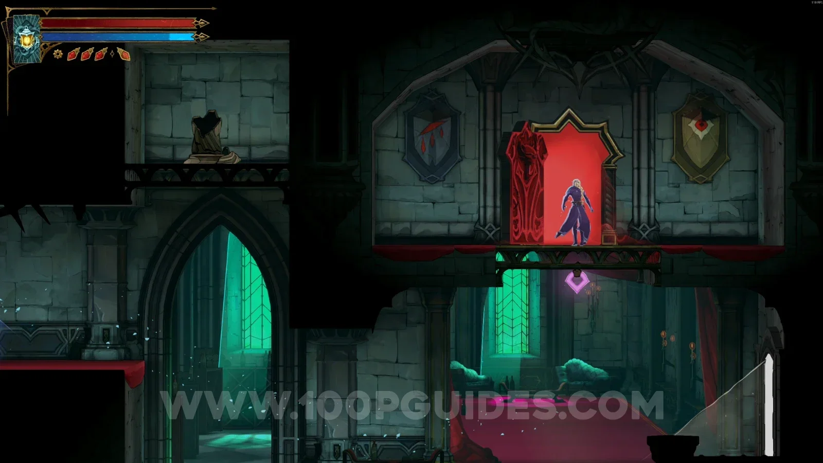 Castlevania Belmonts Curse Mirror Rooms: pulling the levers and fighting enemies in the room on the right