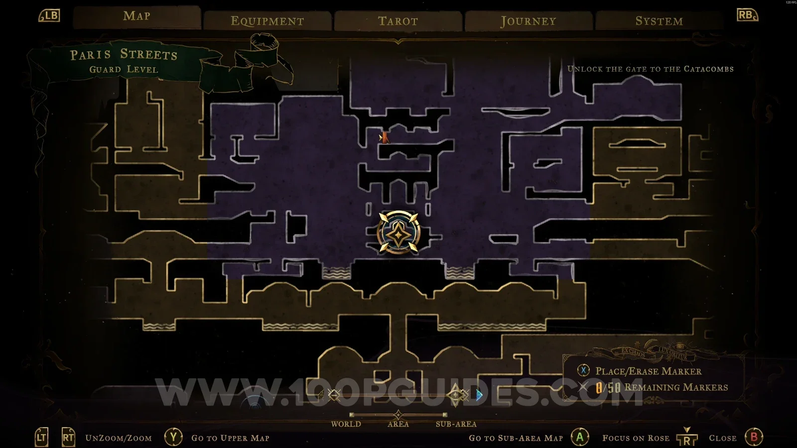 Castlevania Belmonts Curse Prison Tower: door in the marked area leading to another room