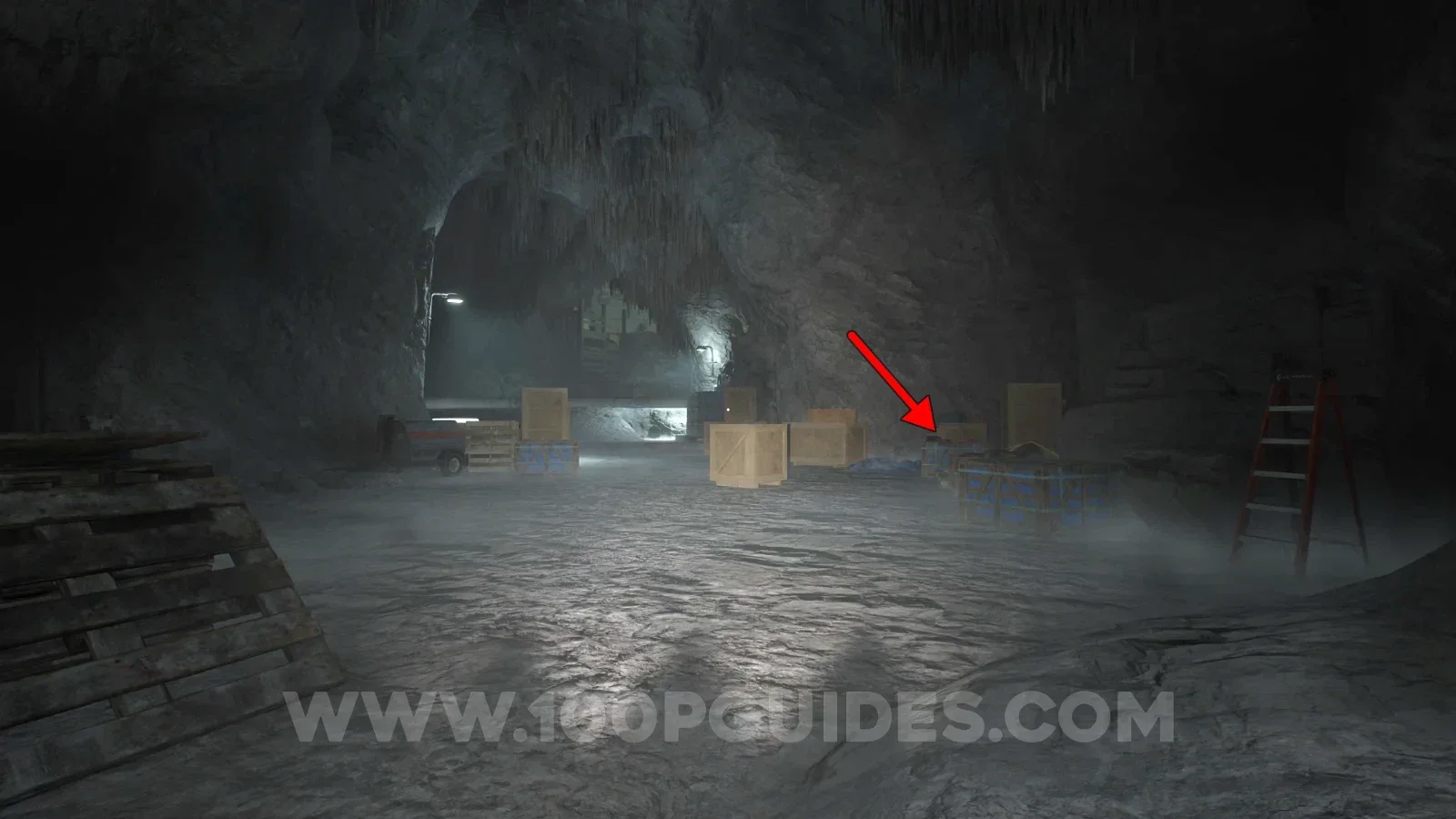 Terrible Lizards Chapter 3: Substance Expansion note on one of the boxes on the right side after the flood chase
