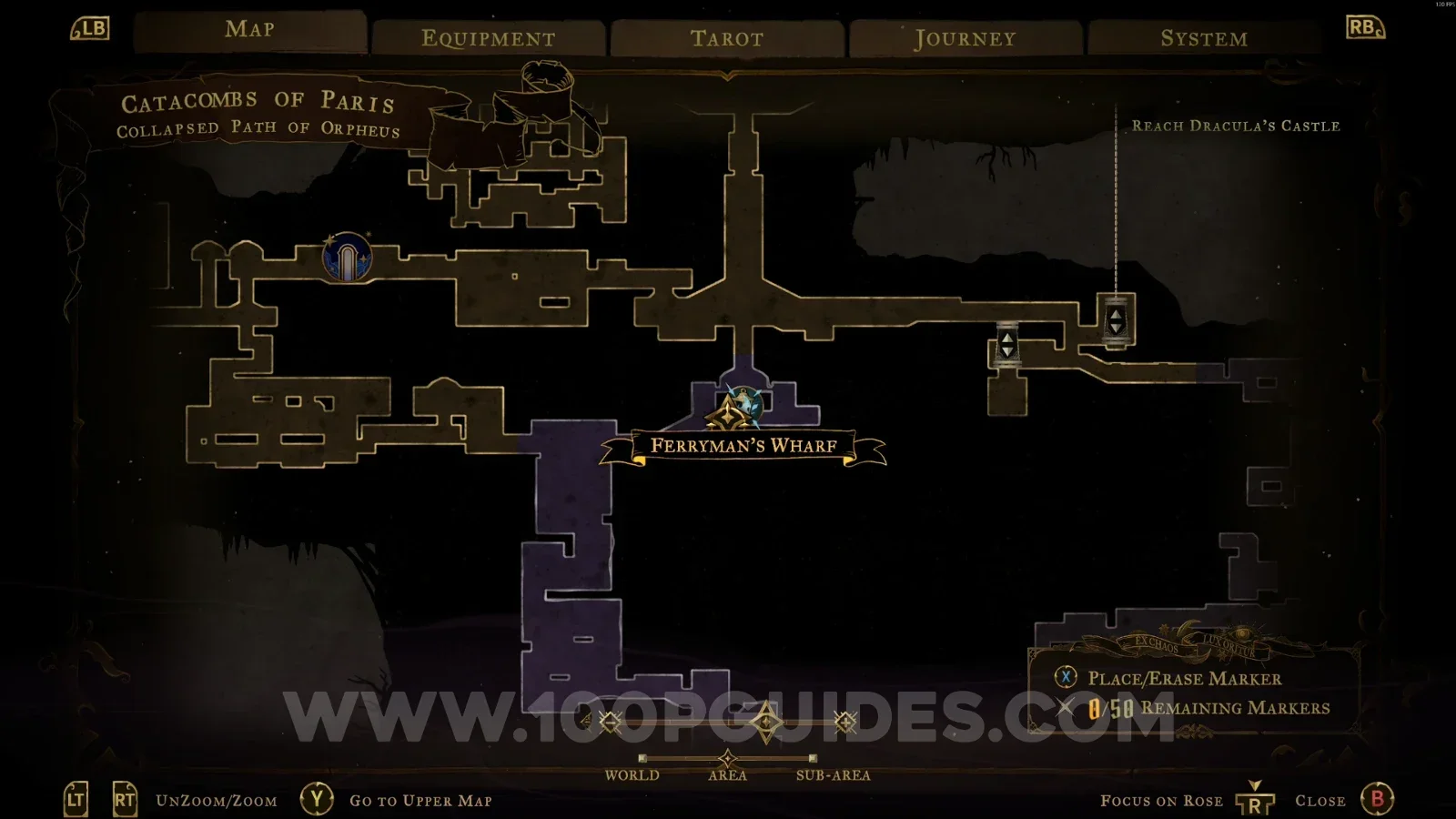 Castlevania Belmonts Curse Ferryman's Wharf: giving the Ferryman's Obol to the Ferryman