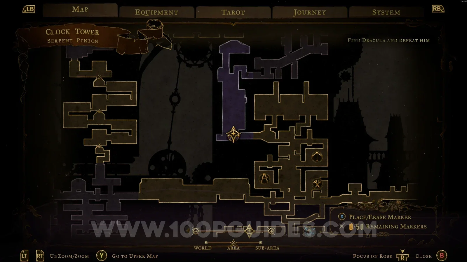 Castlevania Belmont's Curse Serpent Pinion: jumping and climbing up on the left side of the area