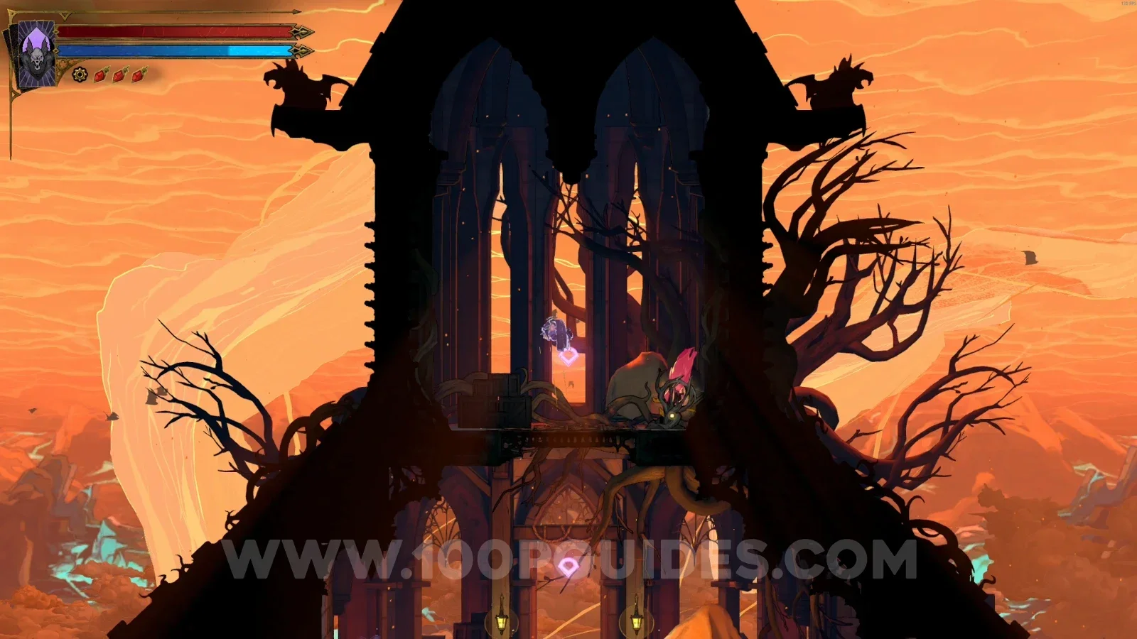 Castlevania Belmonts Curse La Fleche: Brave Heart Fragment #2 at the top of the tower