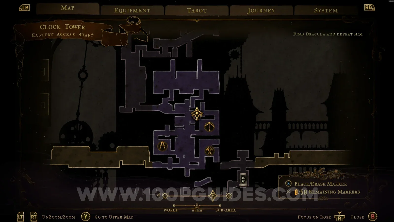 Castlevania Belmont's Curse Eastern Access Shaft: rotating the platforms with the blocks to make a path