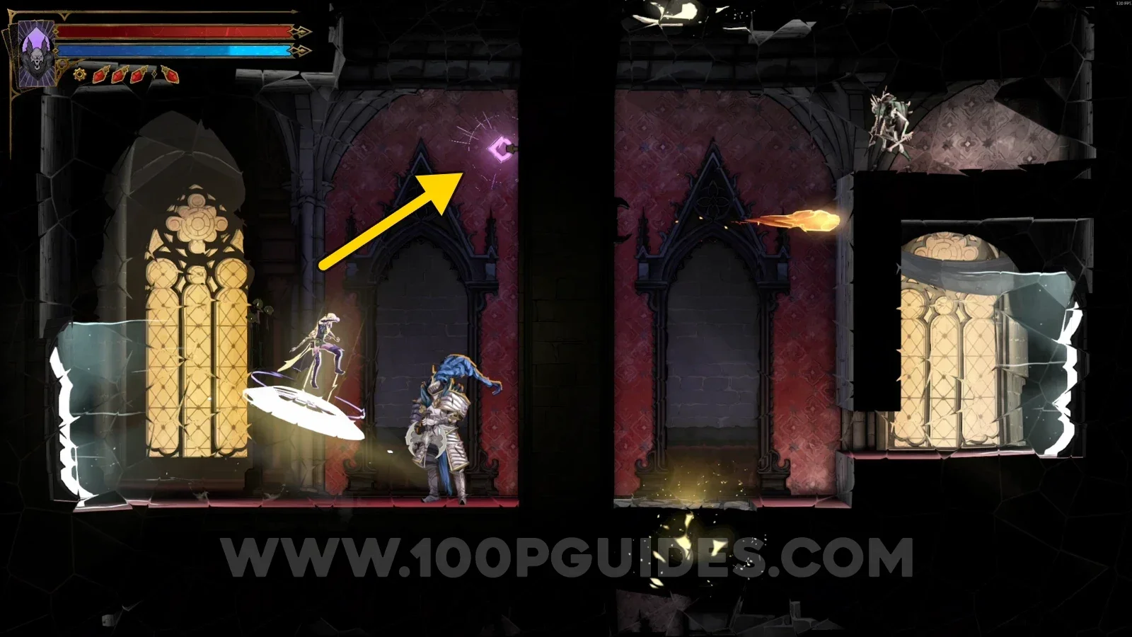 Castlevania Belmonts Curse Hall of Mirrors: using the Arcane Whip and the portal on the left