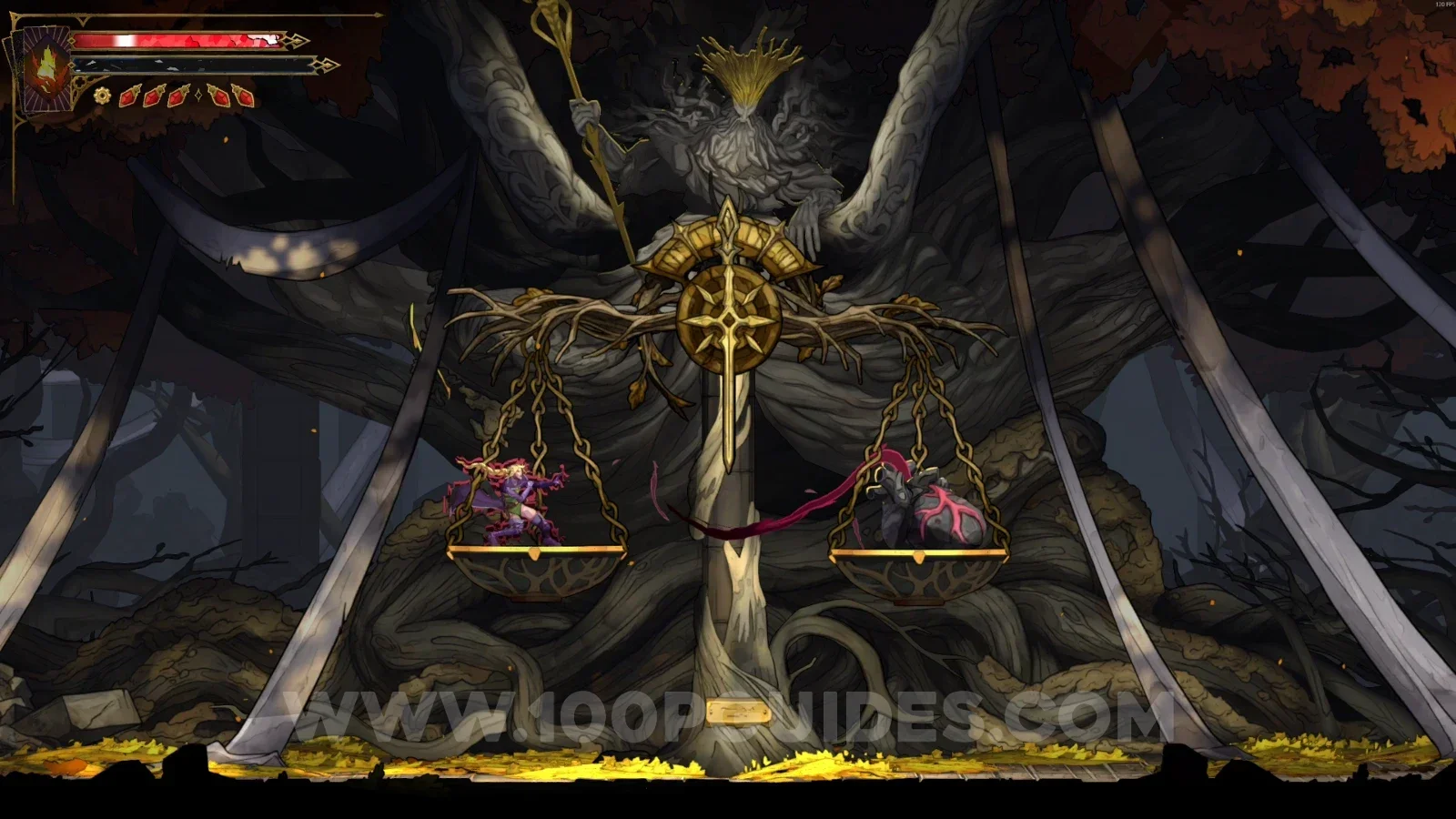 Castlevania Belmonts Curse Paris Streets: the scale draining health and mana for the Valmanway reward