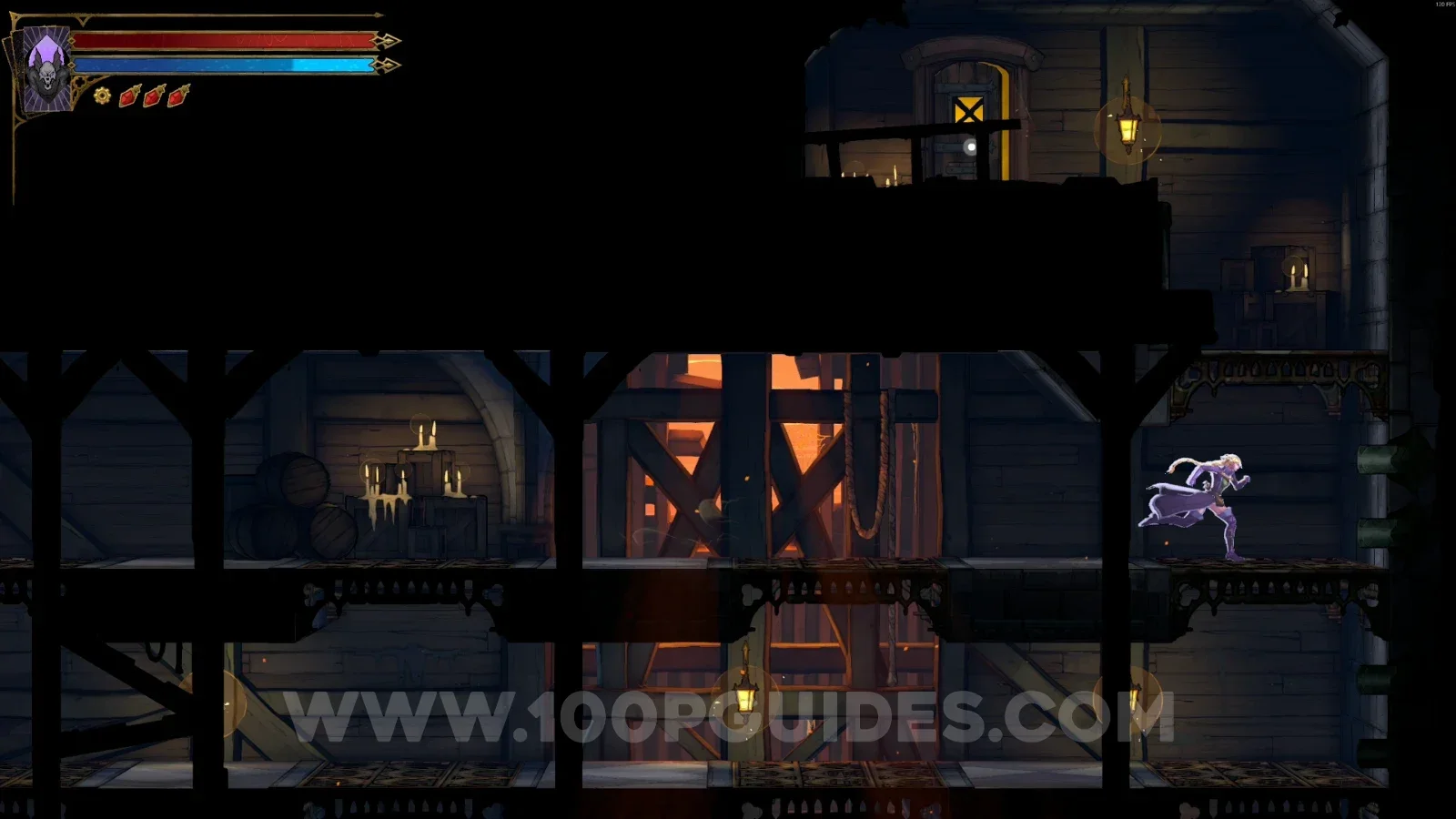 Castlevania Belmonts Curse The Forest: heading right through the door past XP Statue #13