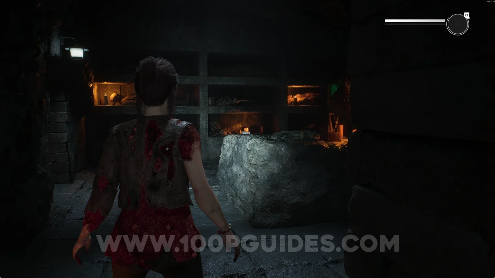 Remothered: Red Nuns Legacy Catacombs: the door on the right along the single path